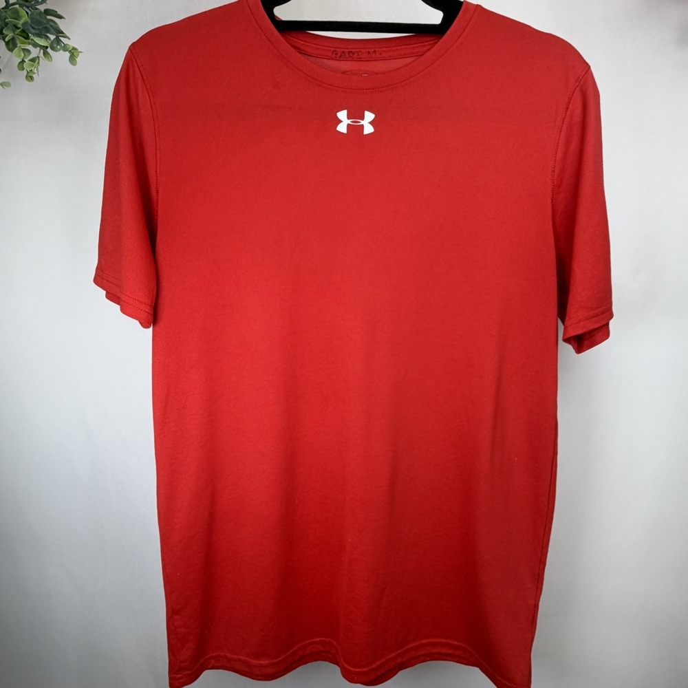 Under‎ Armour Youth XLarge HeatGear Red Short Sleeve T Shirt
